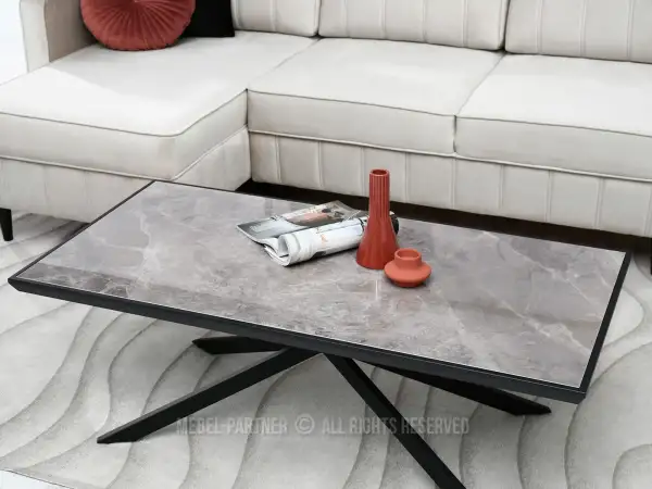 Funkcjonalny ceramiczny stolik do salonu